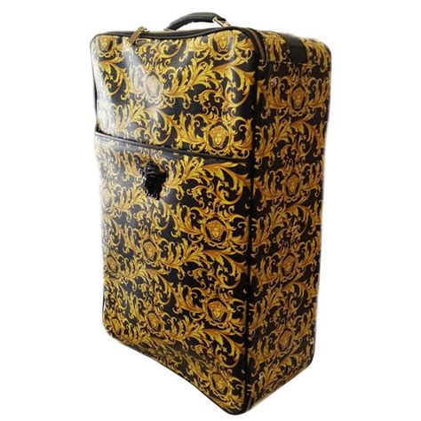 versace suitcase blue